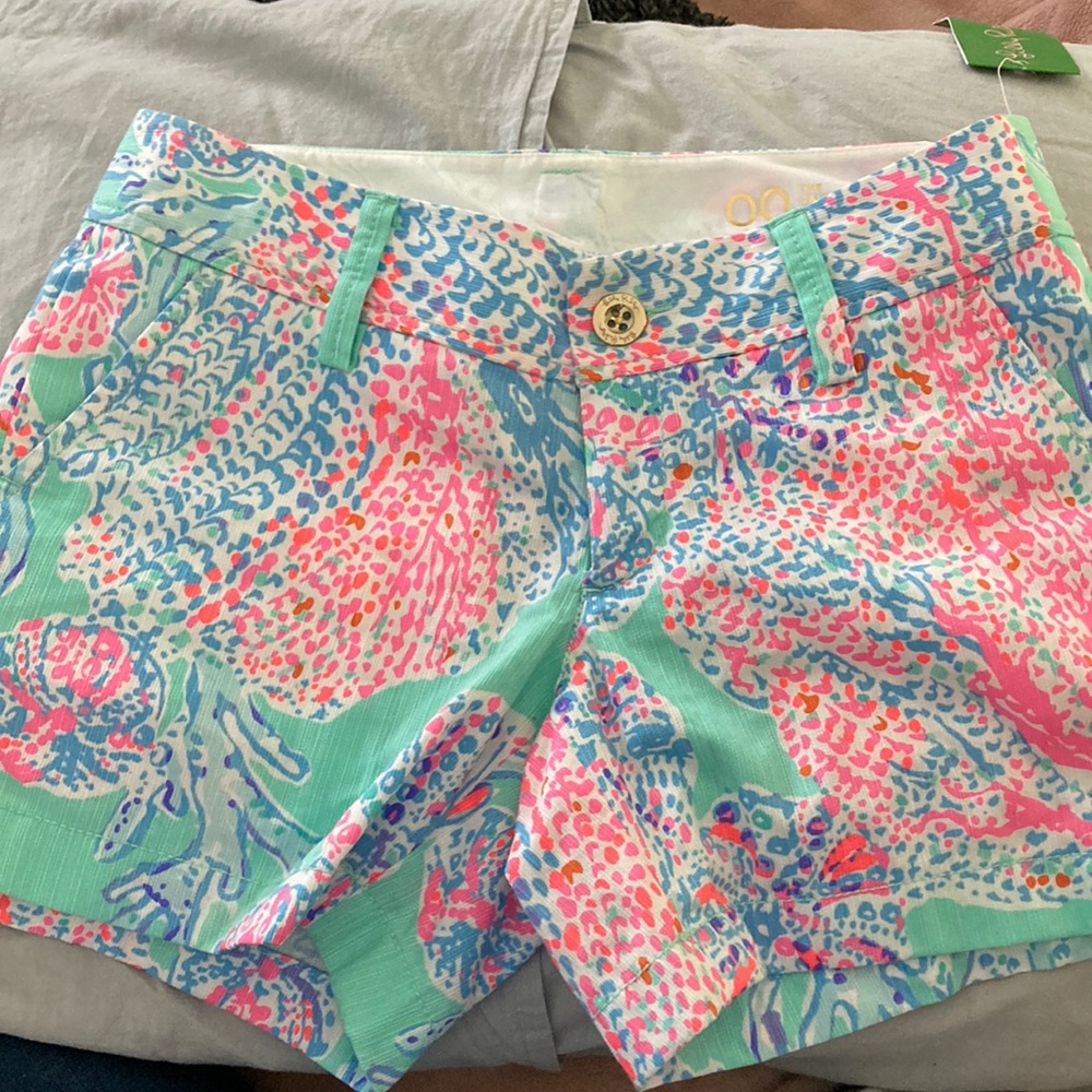 NWT Lilly Pulitzer Callahan Short in Minty Fresh